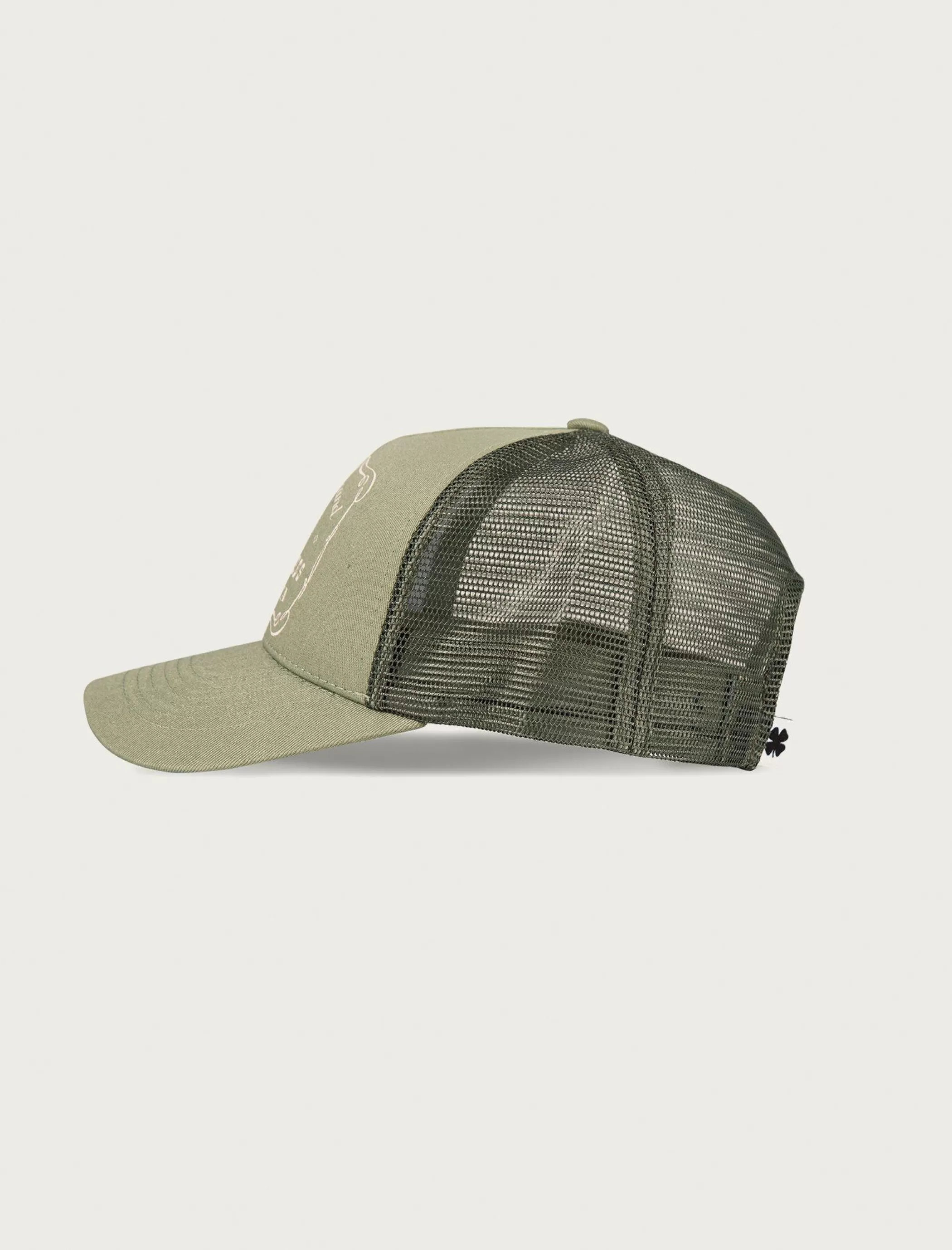 Lucky Brand Hats*vintage trucker bright green