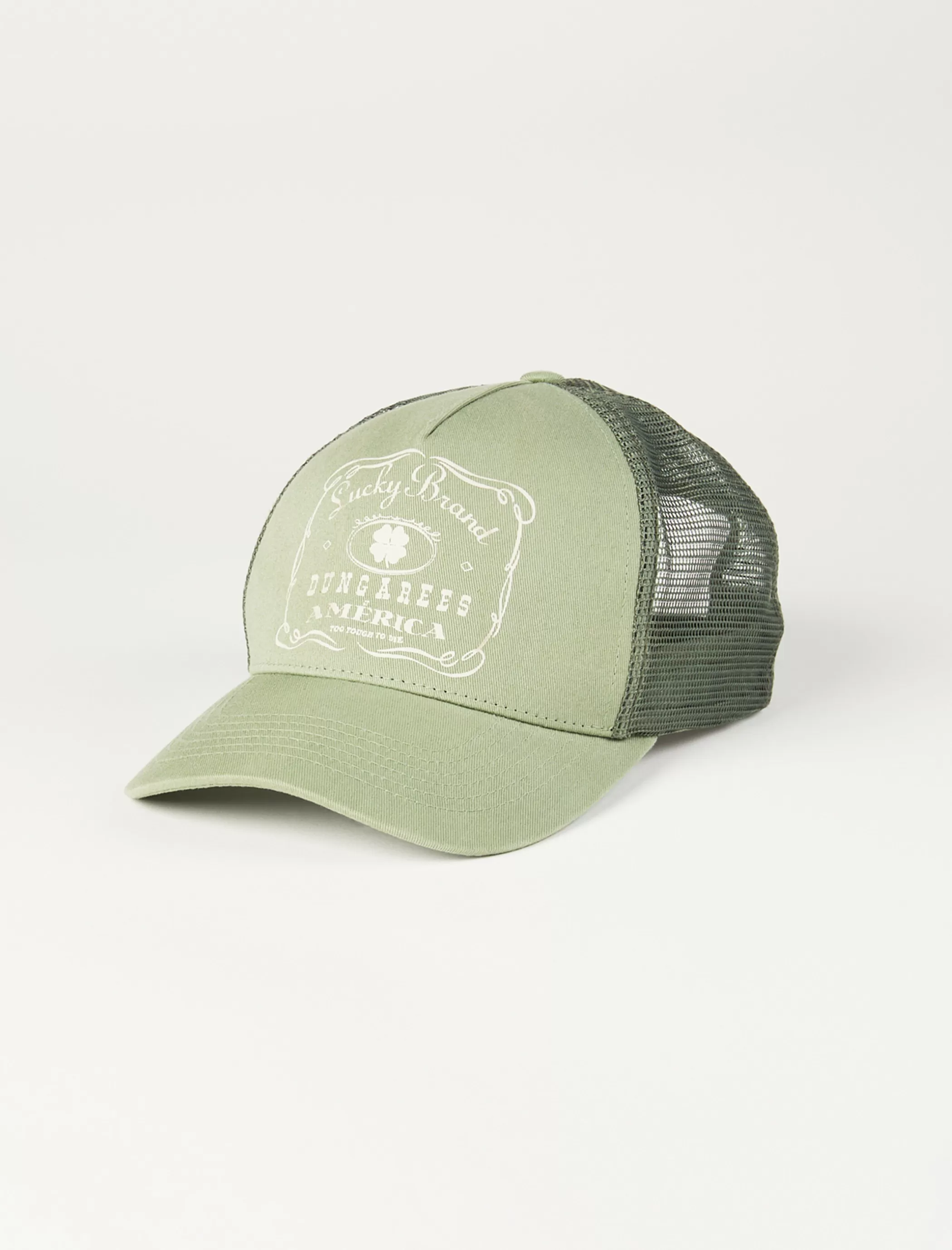 Lucky Brand Hats*vintage trucker hat dusty olive