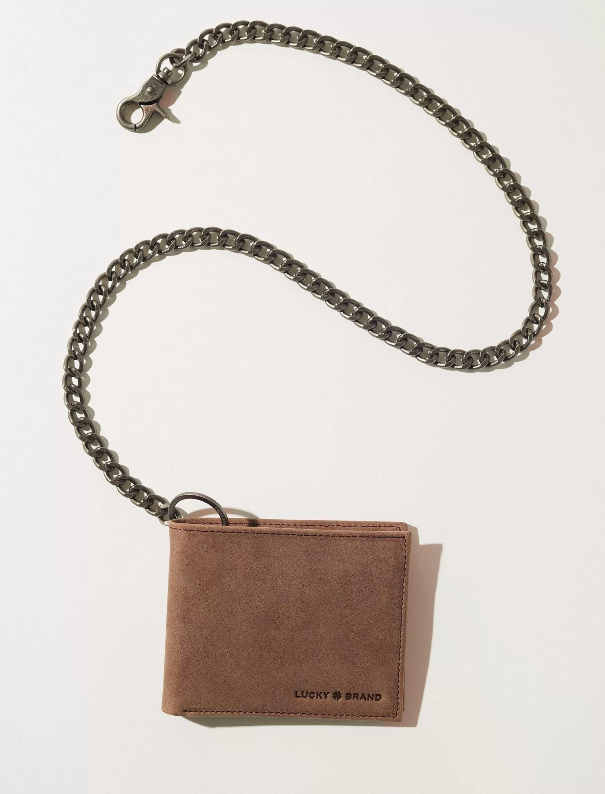 Lucky Brand Bags & Wallets*wallet chain and card holder gift set dark brown