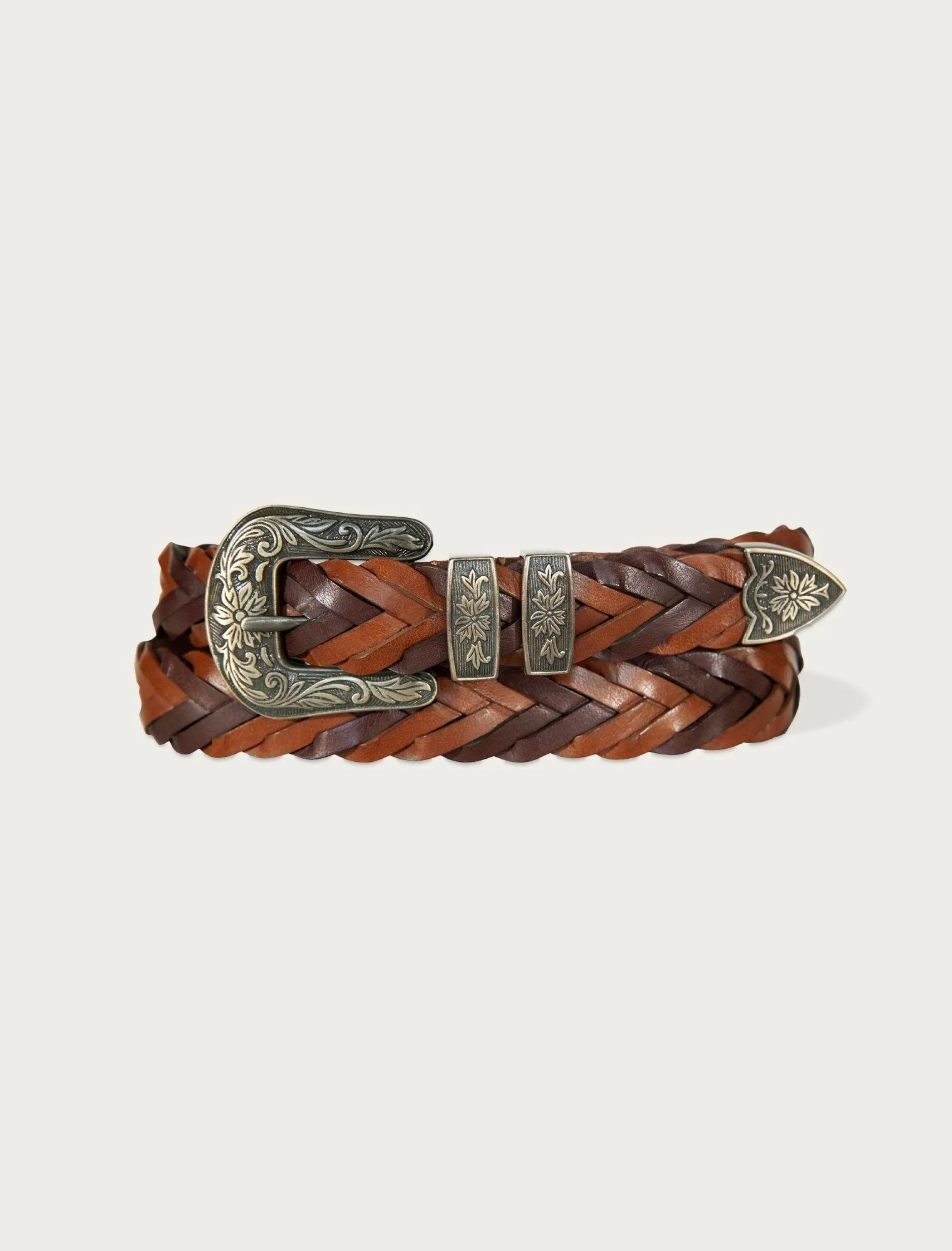 Lucky Brand Belts*western multi colored braid belt assorted
