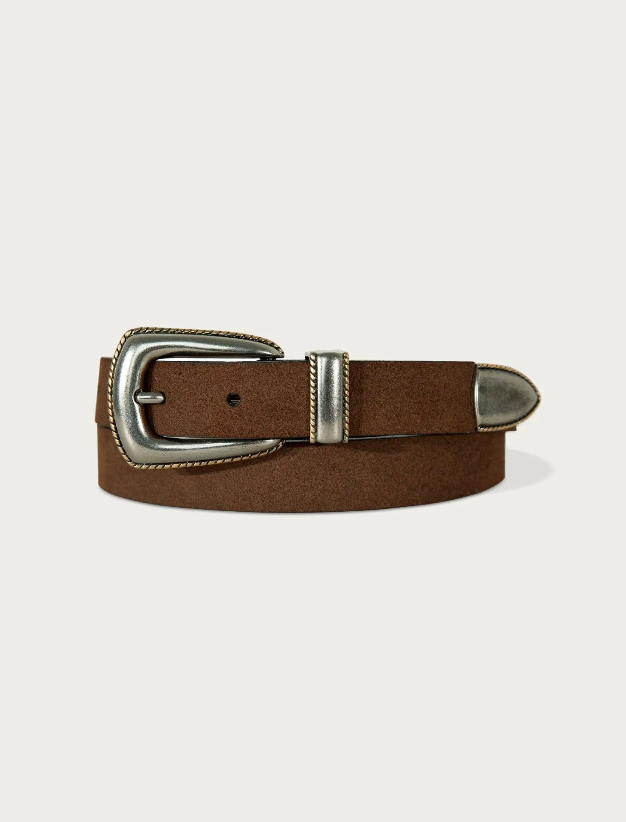 Lucky Brand Belts*western suede belt rust/copper