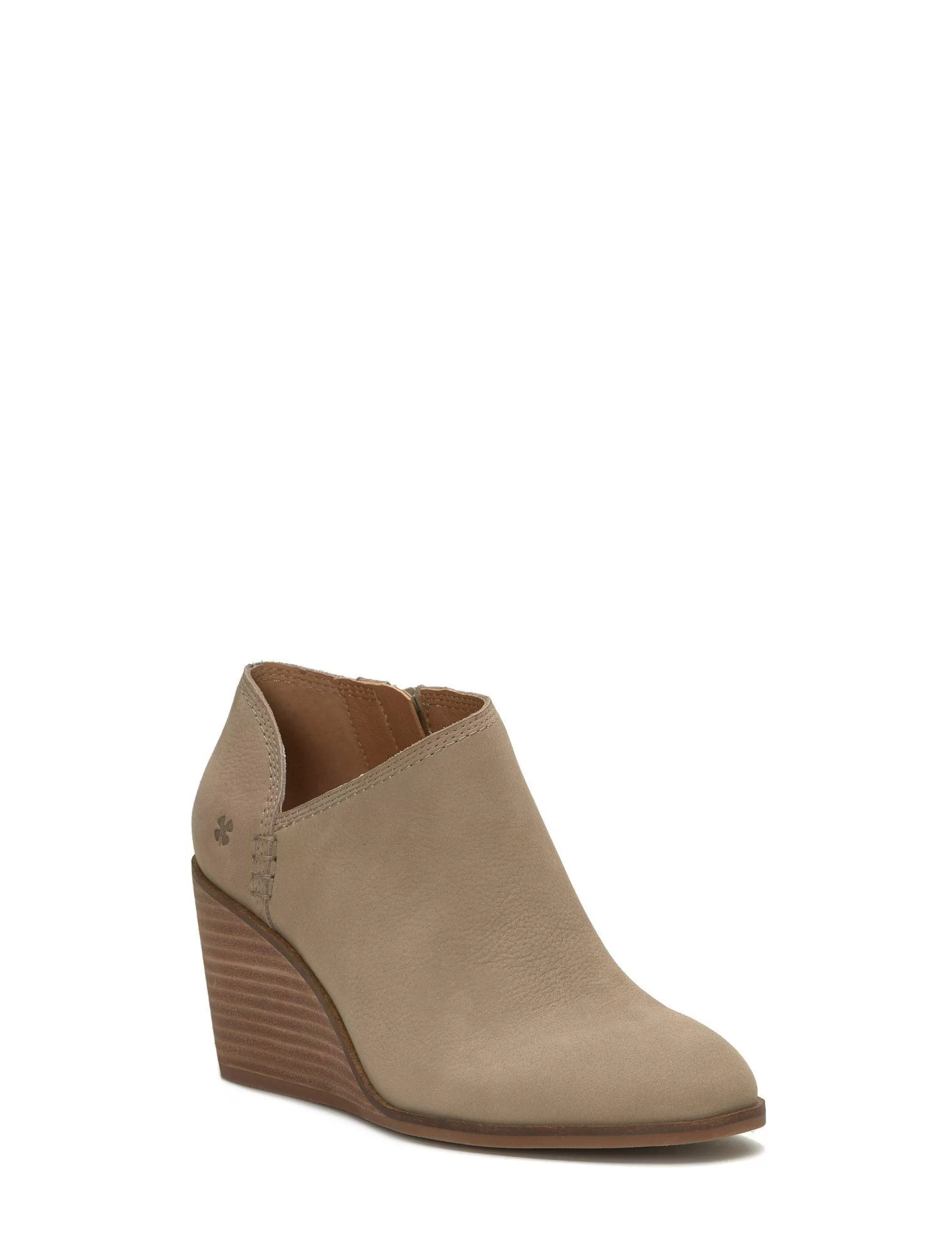 Lucky Brand Shoes*zemlin wedge bootie camel