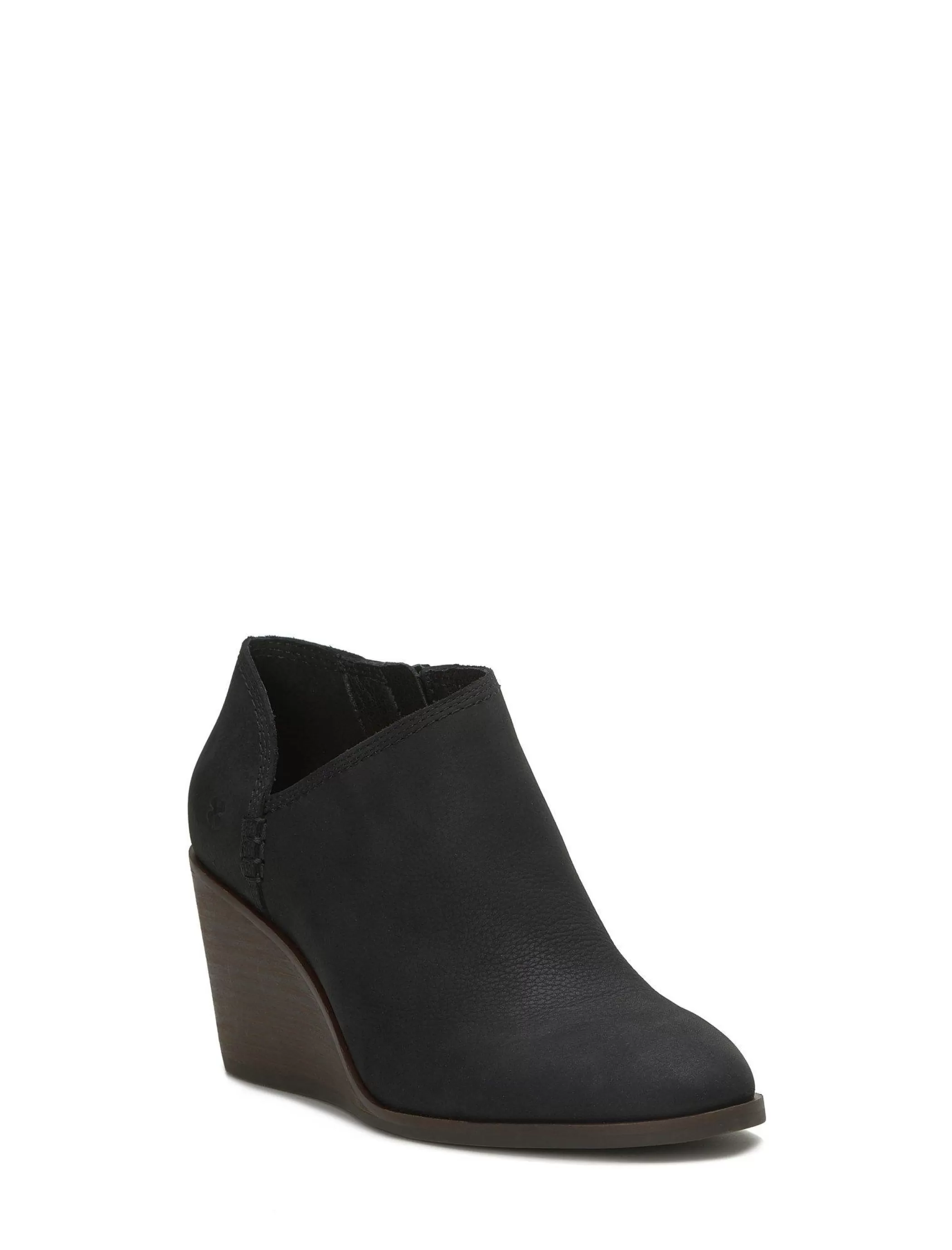 Lucky Brand Shoes*zemlin wedge bootie black